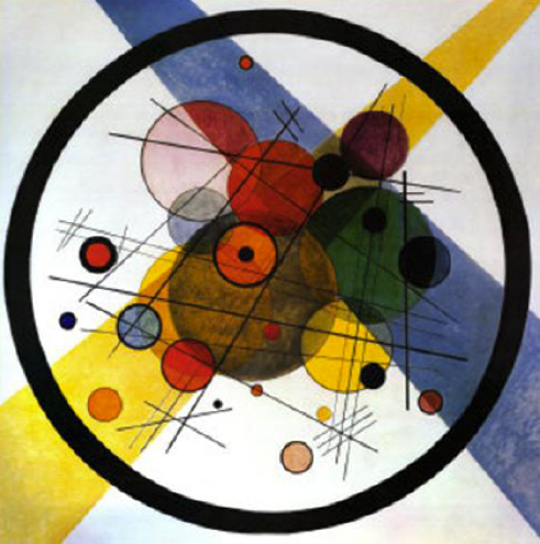 Circles in a circle